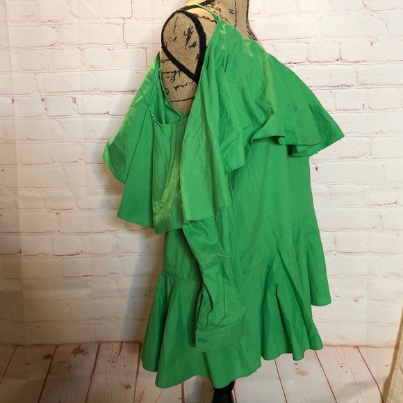 JJ'S Fairyland One-Shoulder Ruffle Asymmetrical Top - Picture 3 of 6